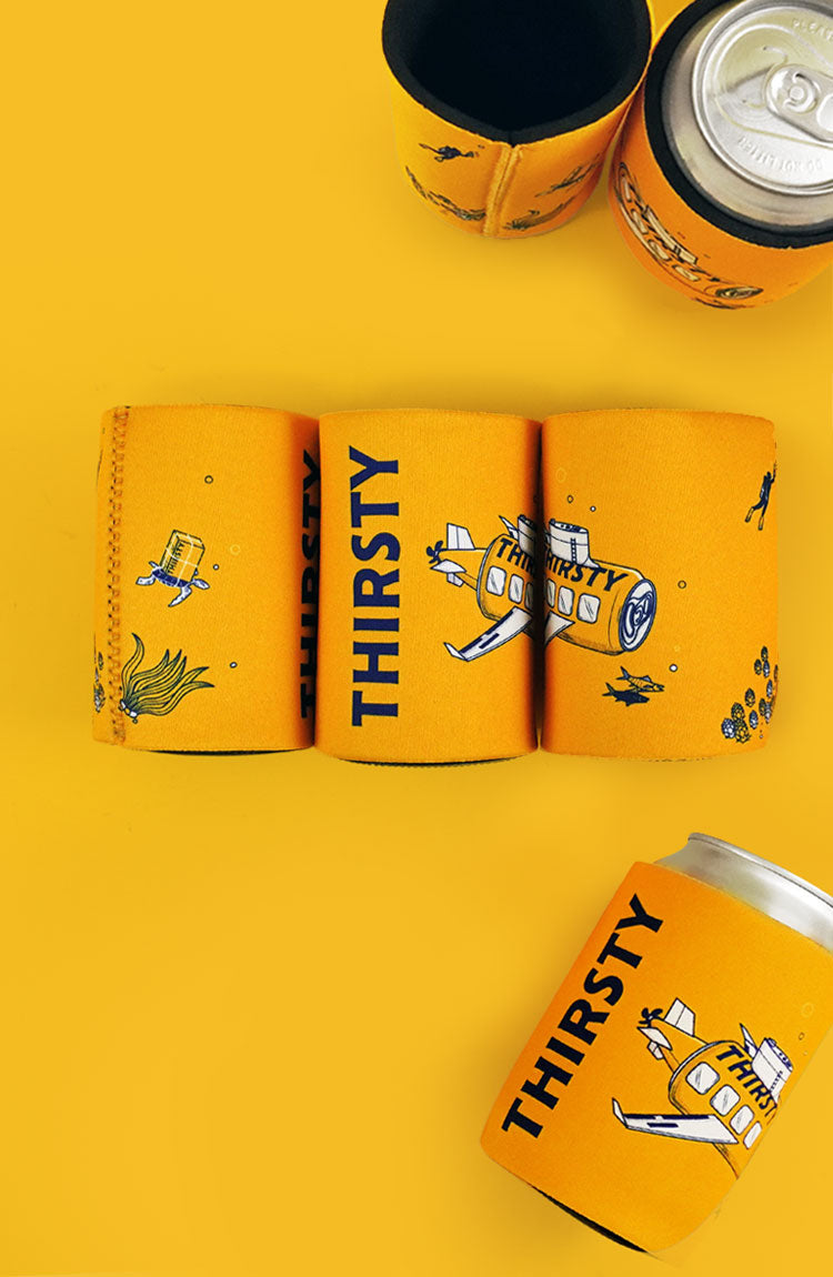 Thirsty 'Beer Diving' Koozie