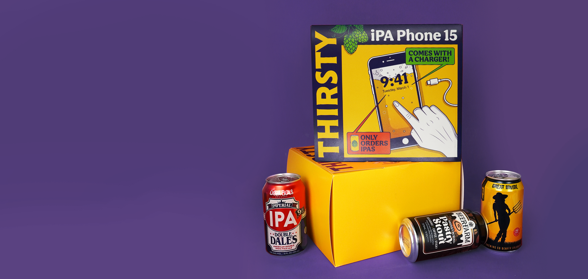 Thirsty 'iPA iPhone15' Prank Gift Box