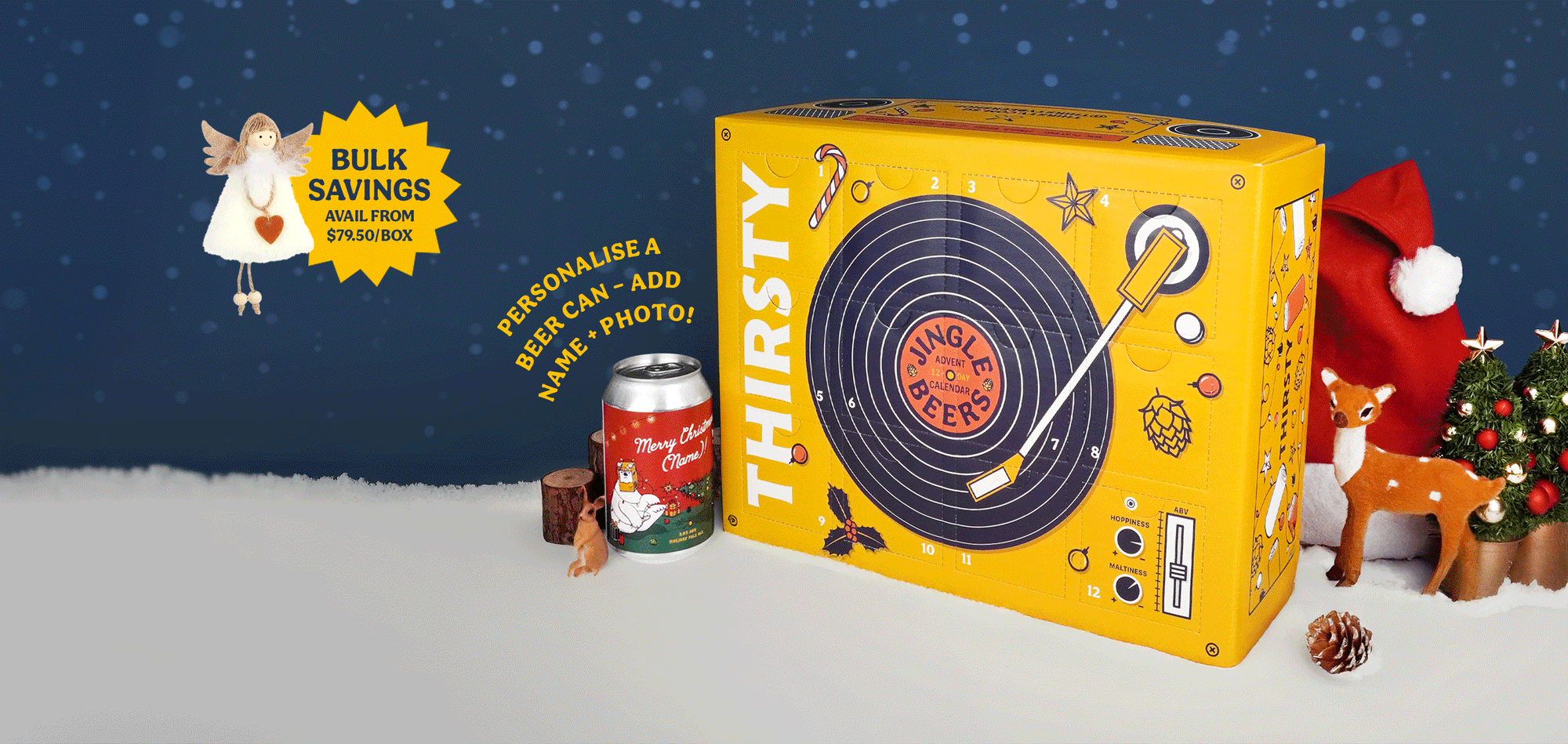 Thirsty 'Jingle Beers' 12-Day Advent Calendar