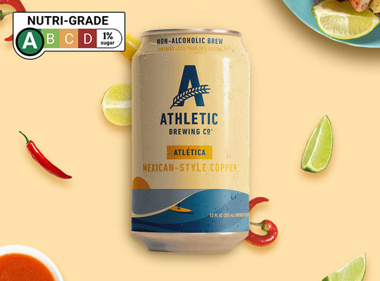 Athletic Atlética Alcohol-Free Non-Alcoholic Mexican Lager
