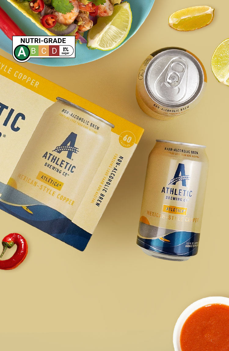 Athletic Atlética Mexican-style Non-Alcoholic Copper Lager