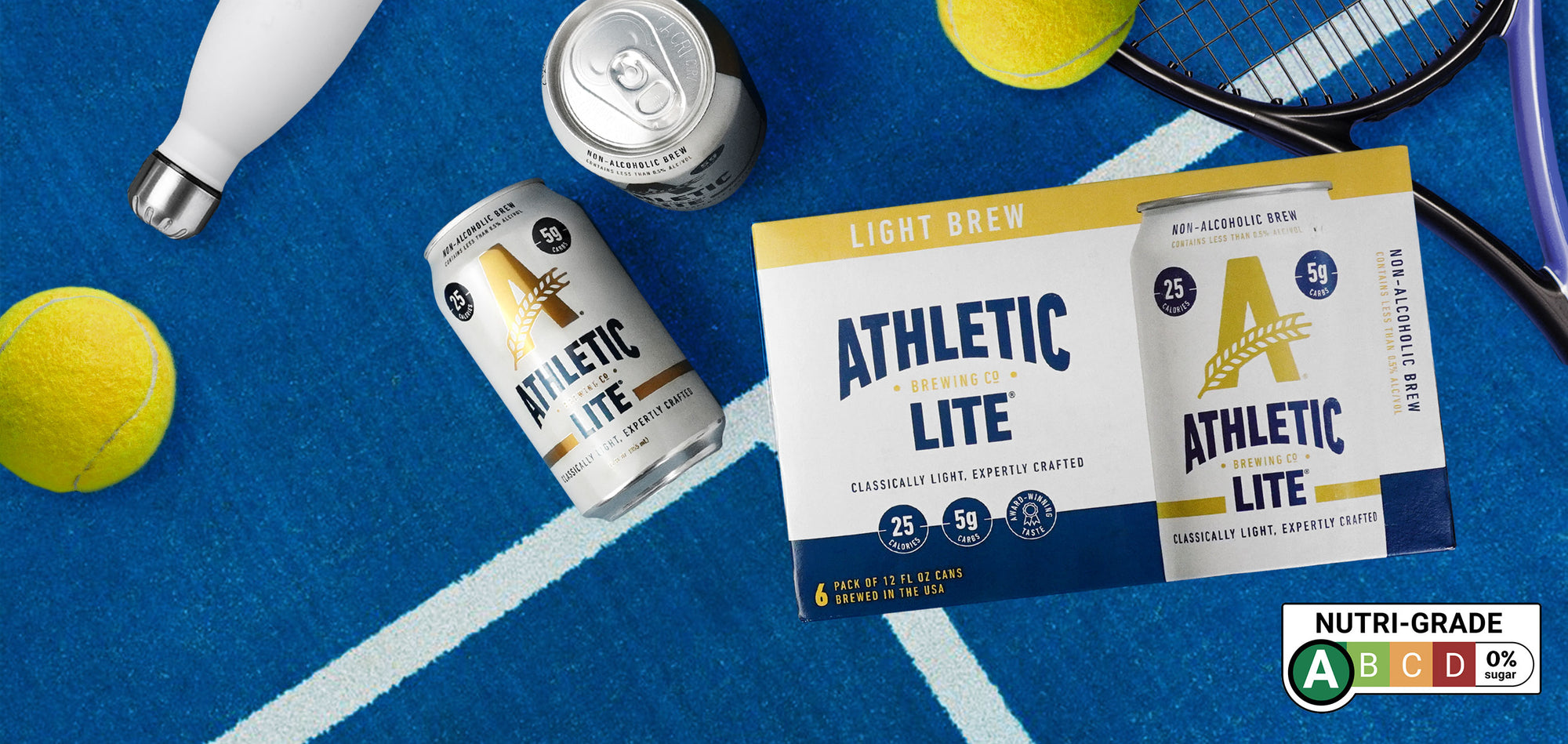 Athletic Lite Non-Alcoholic Ultra Low-Carb Light Beer
