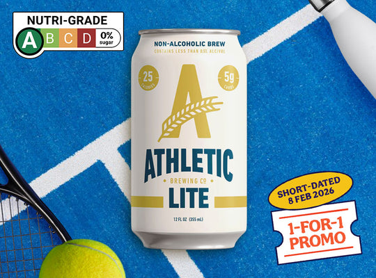 Athletic Lite Non-Alcoholic Ultra Low-Carb Session Ale (BBD 8 Feb 2026)