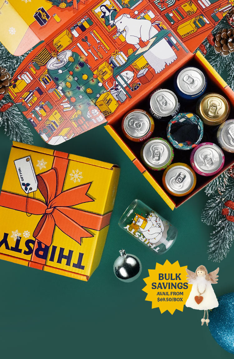 Thirsty 'Beery Christmas' Gift Box