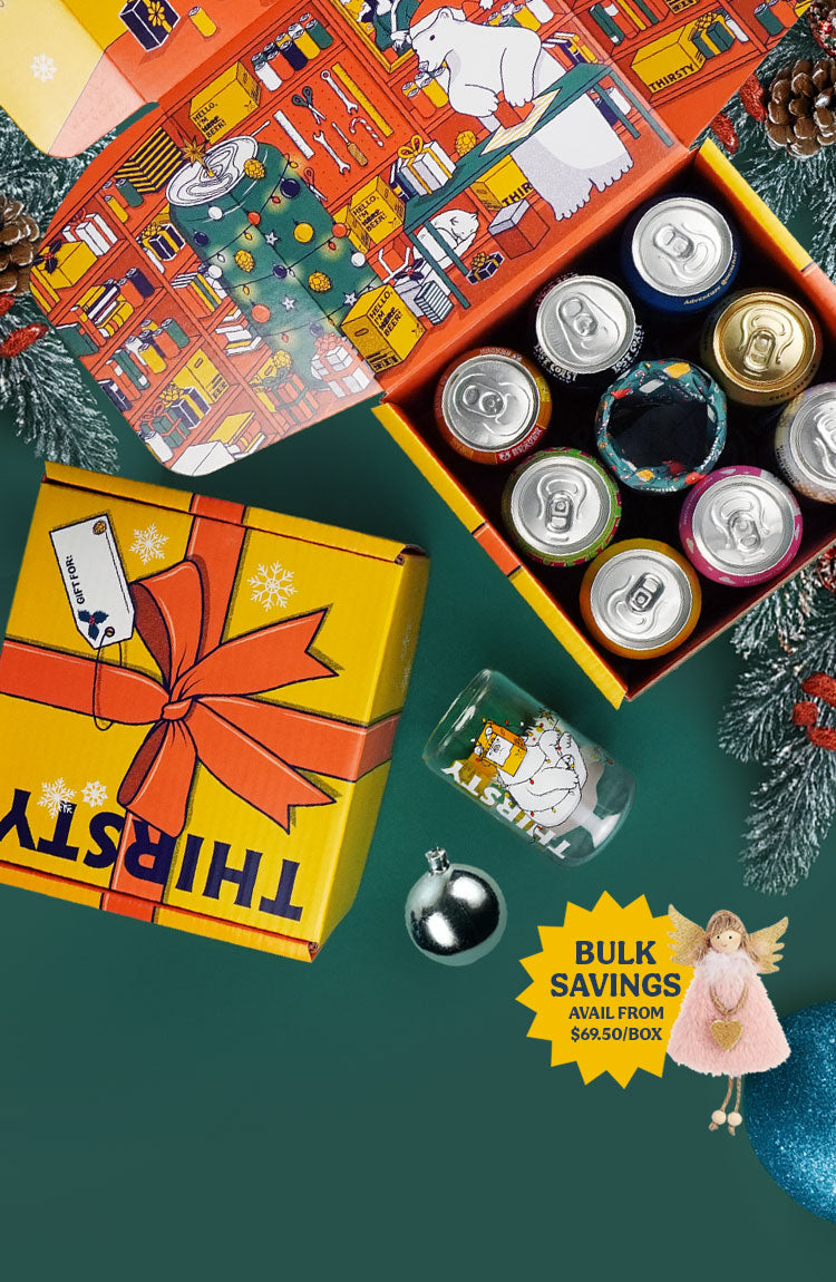 Thirsty 'Beery Christmas' Gift Box