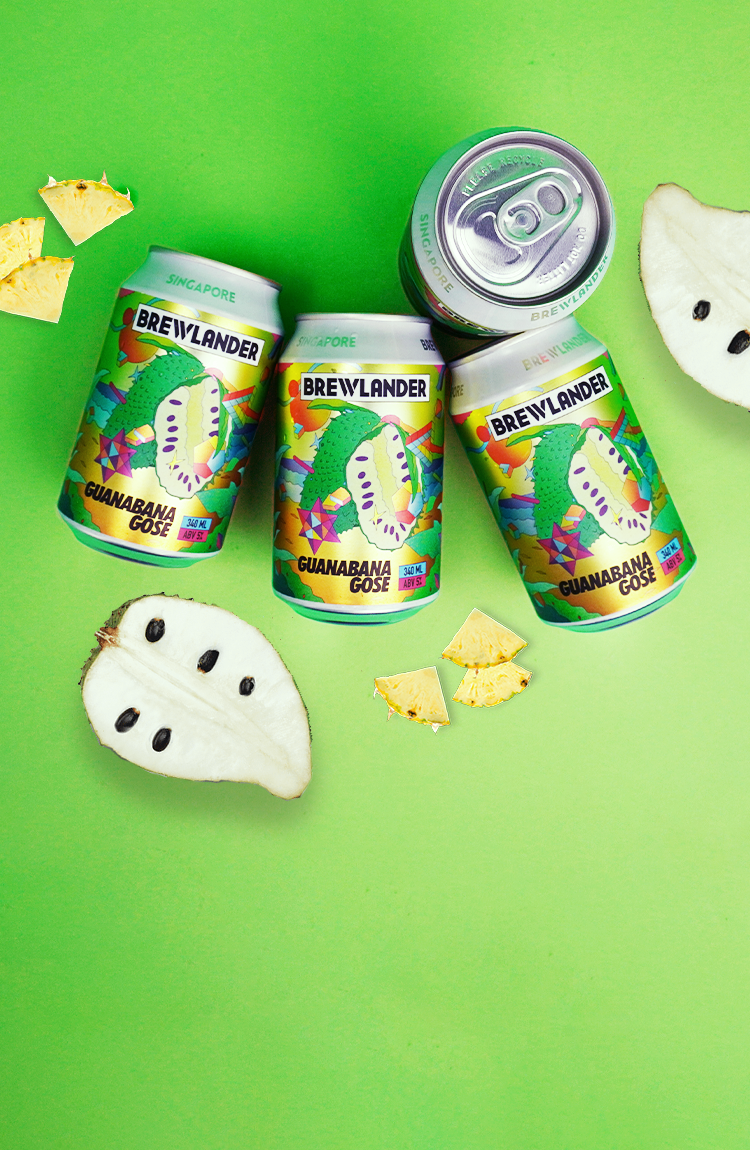 Brewlander Guanabana Sour Gose with Sourplum & Soursop