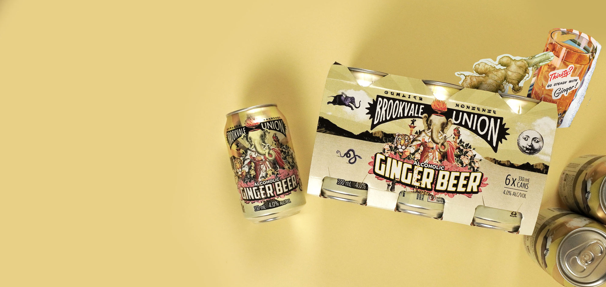 Brookvale Union Original Alcoholic Ginger Beer