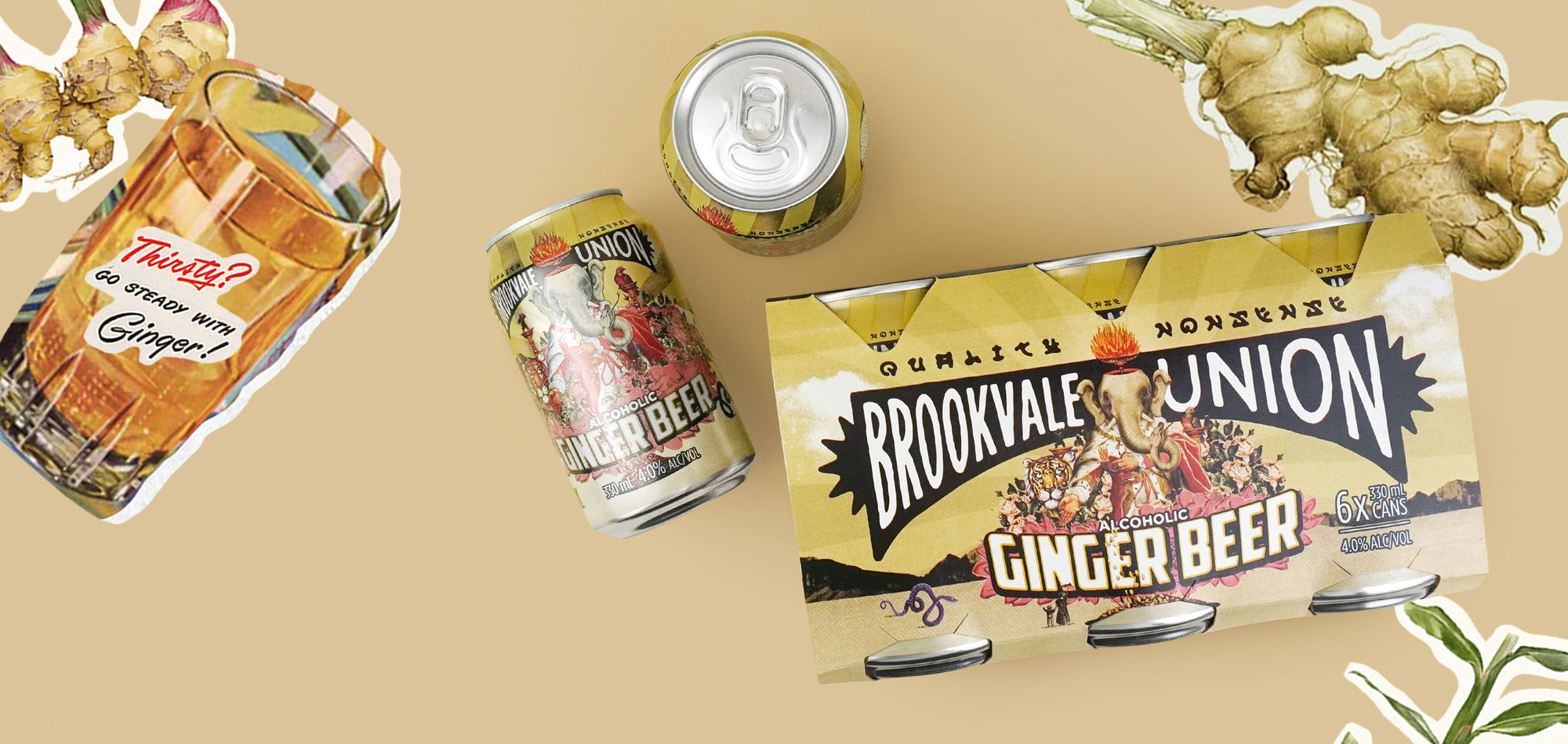 Brookvale Union Original Alcoholic Ginger Beer