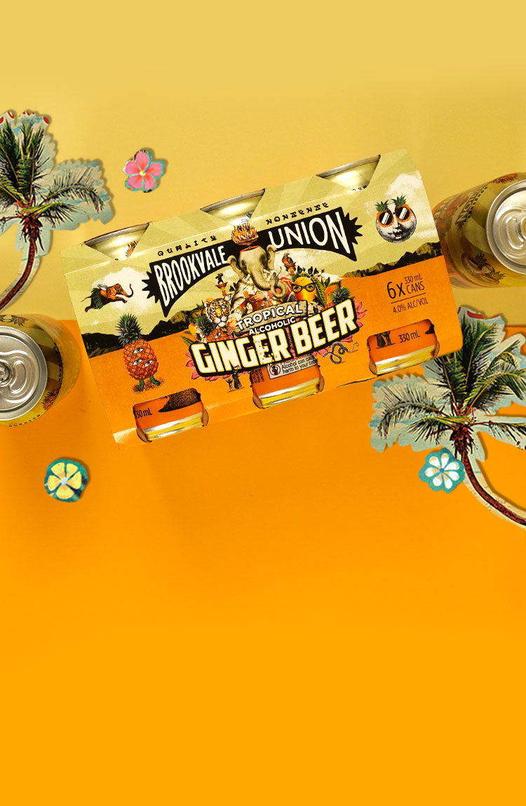 Brookvale Union Alcoholic Ginger Beer with Tropical Mango & Pineapple