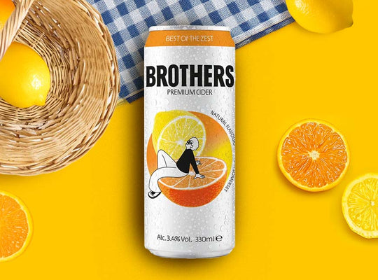 Brothers Best of the Zest Cider with Lemon & Orange