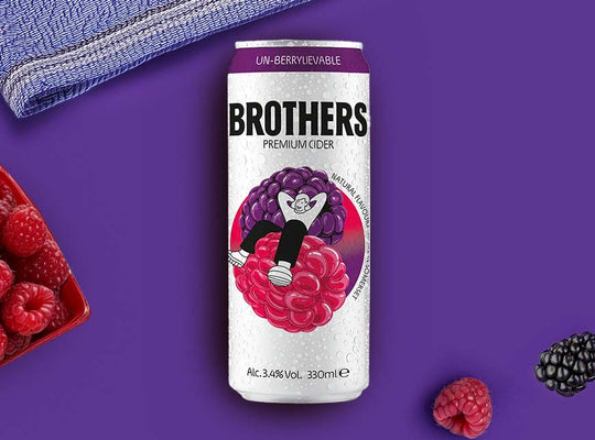 Brothers Un-Berrylievable Cider with Raspberry & BlackBerry