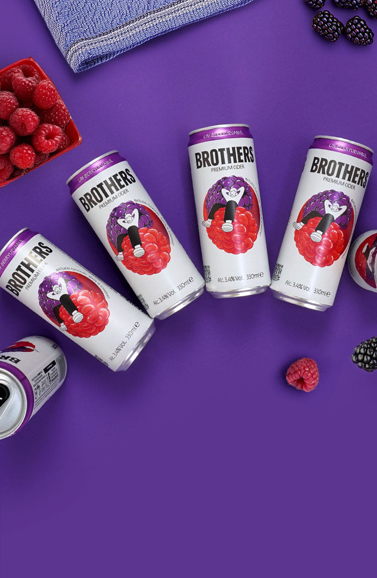 Brothers Un-Berrylievable Cider with Raspberry & BlackBerry