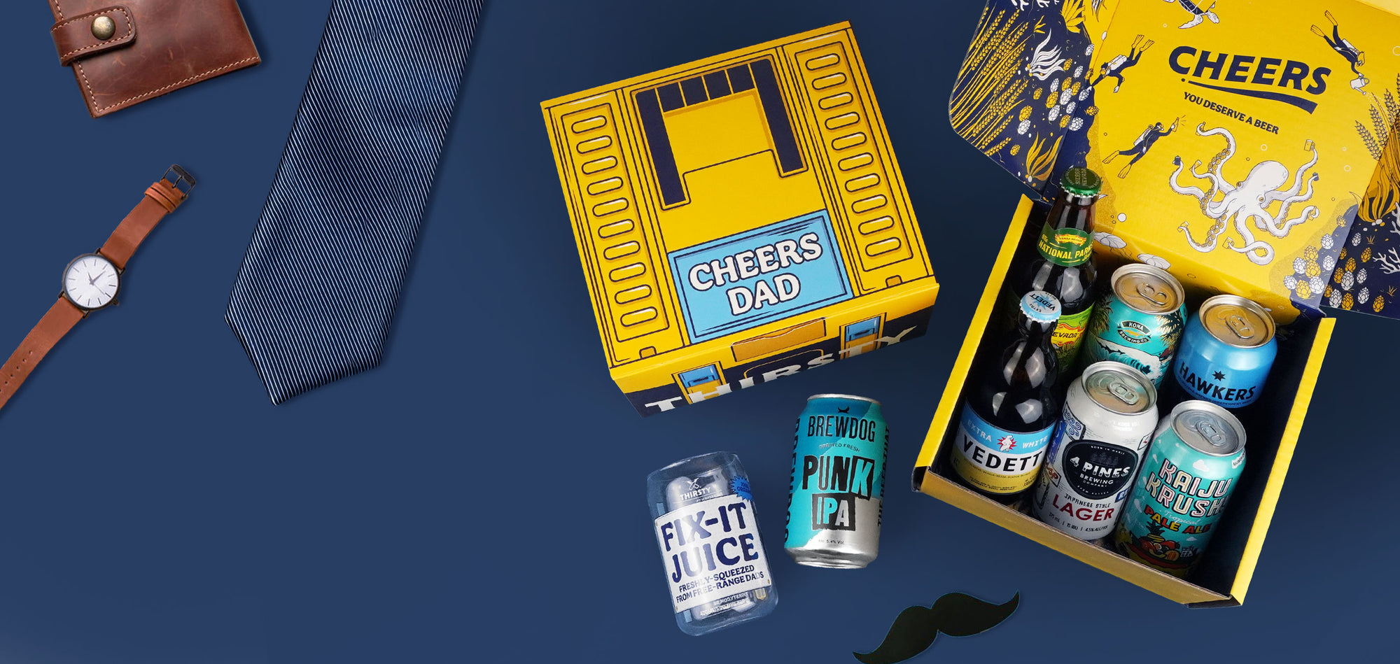 Thirsty 'Cheers Dad' Father's Day Gift Toolbox