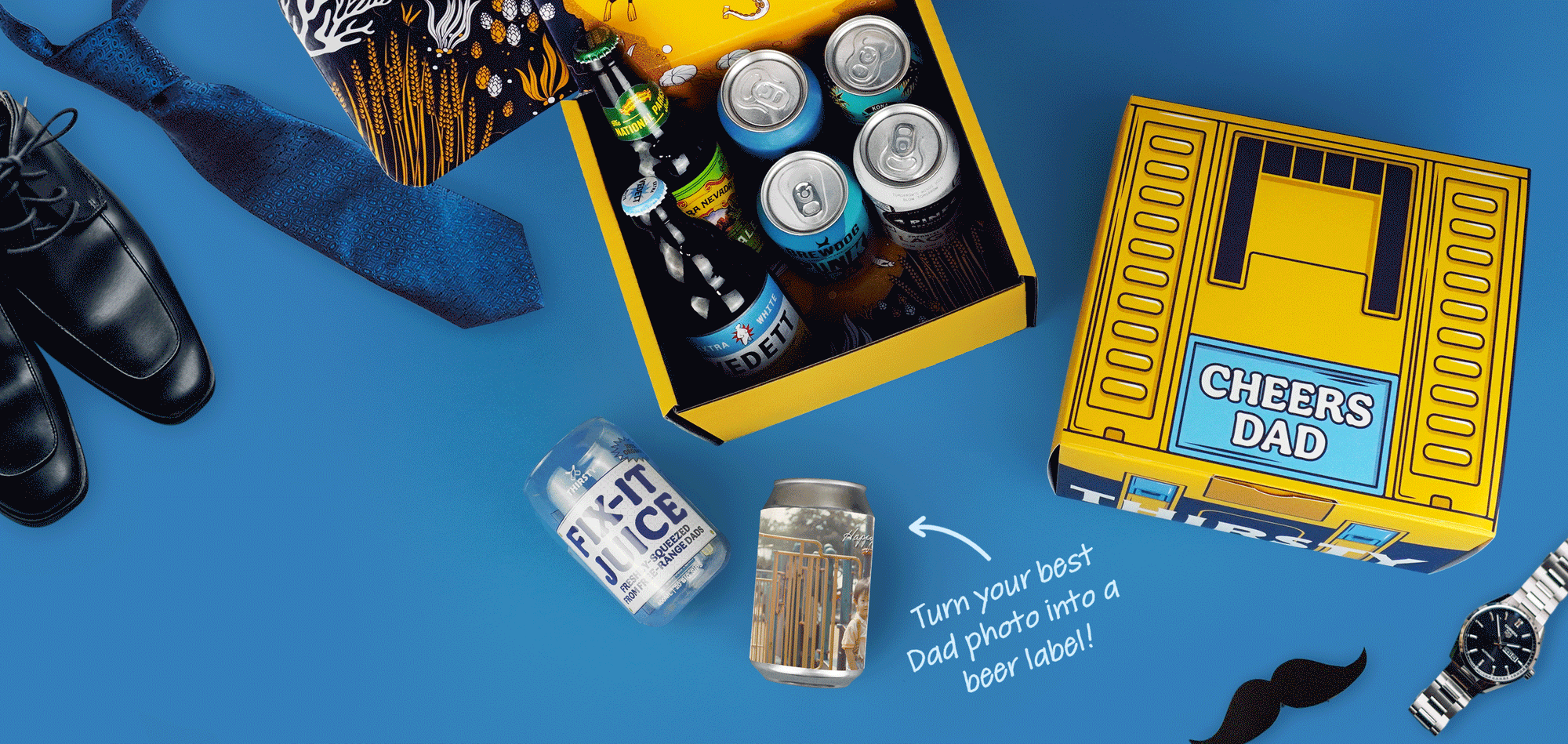 Thirsty 'Cheers Dad' Father's Day Gift Toolbox