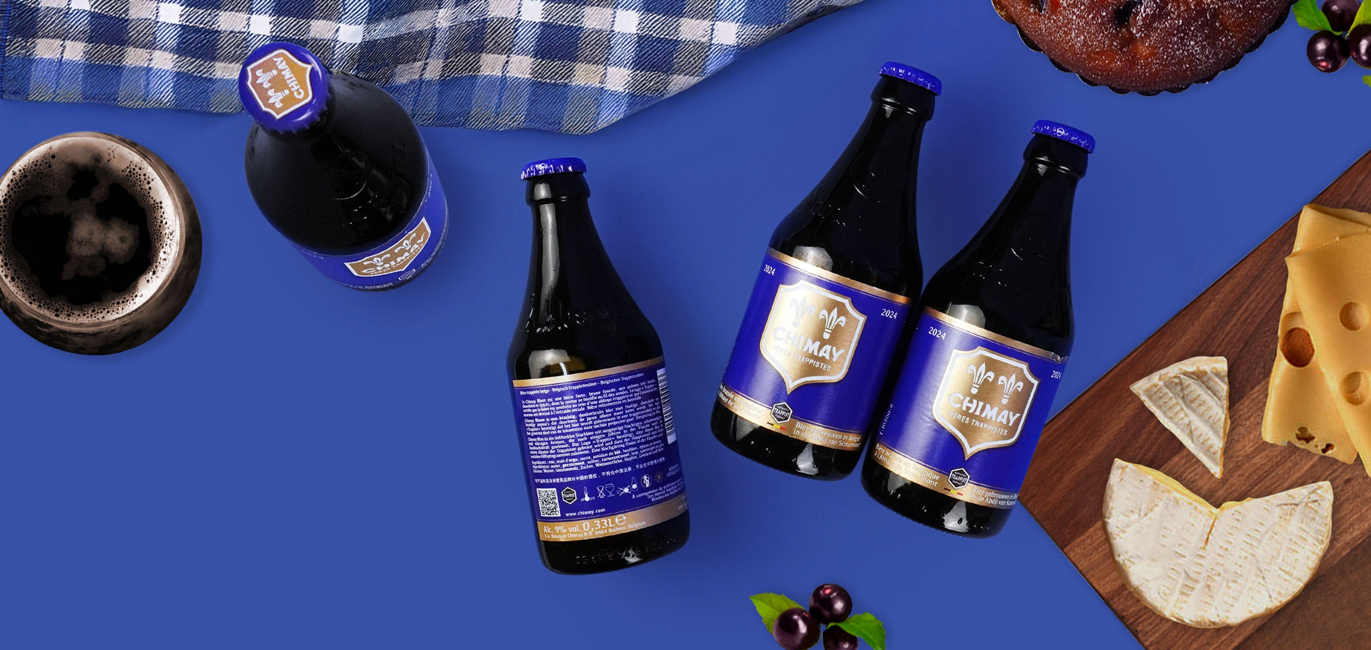 Chimay Blue Belgian Quadrupel - Singapore Craft Beer Delivery