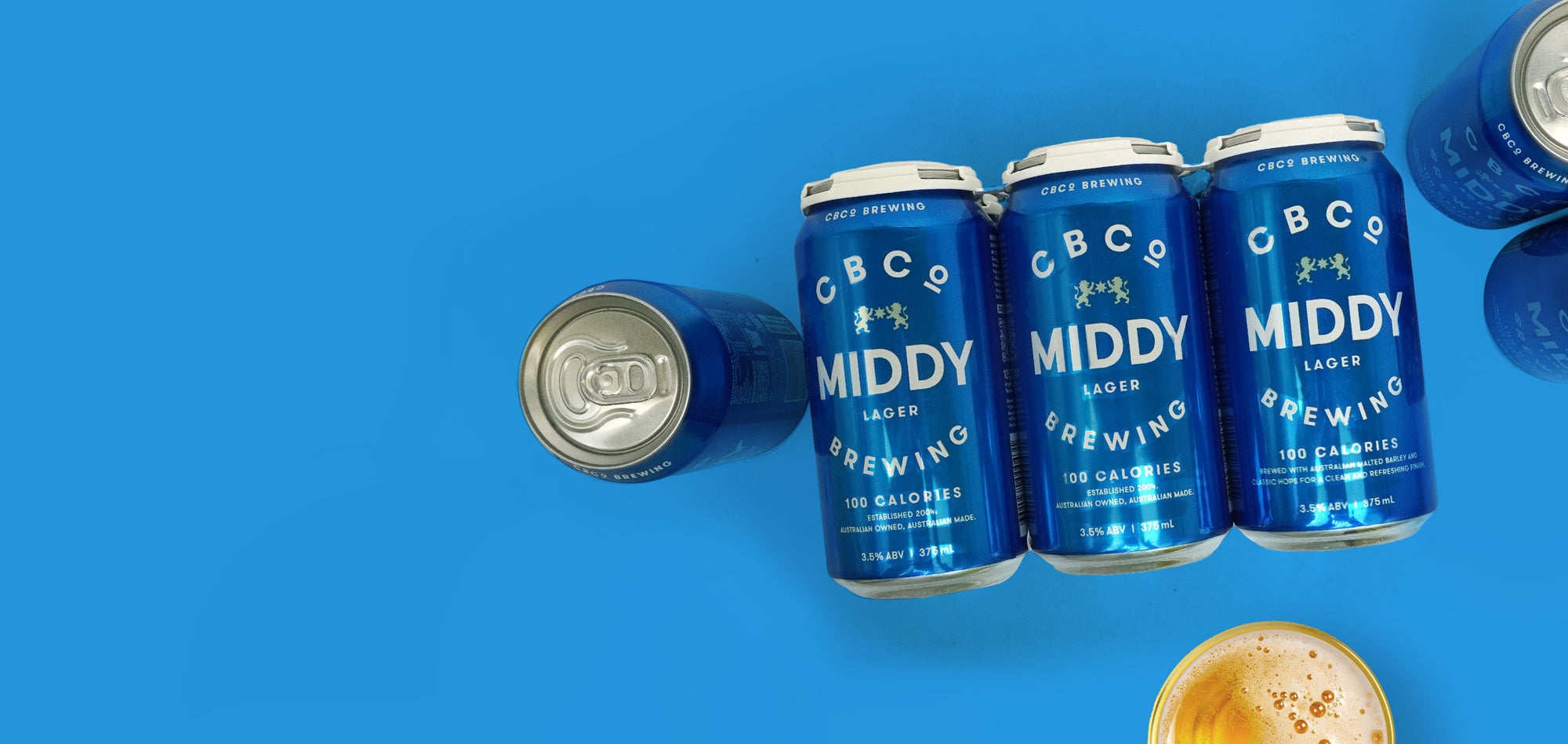 CBCo Colonial Middy Mid-Strength Lager