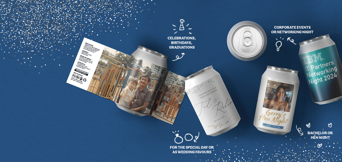Customise Your Own Beer Can Label Singapore Beer Delivery Thirsty