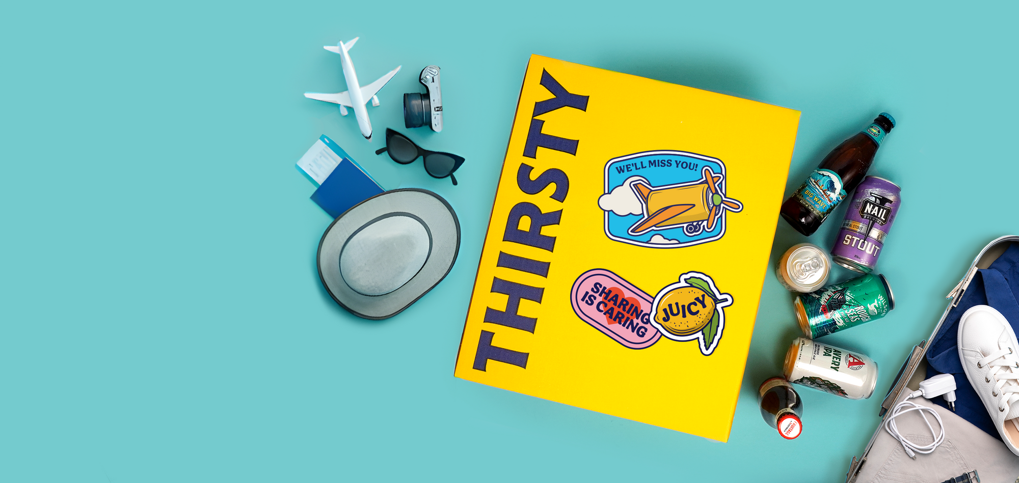 Thirsty 'Farewell Fizz' Goodbye Party Box