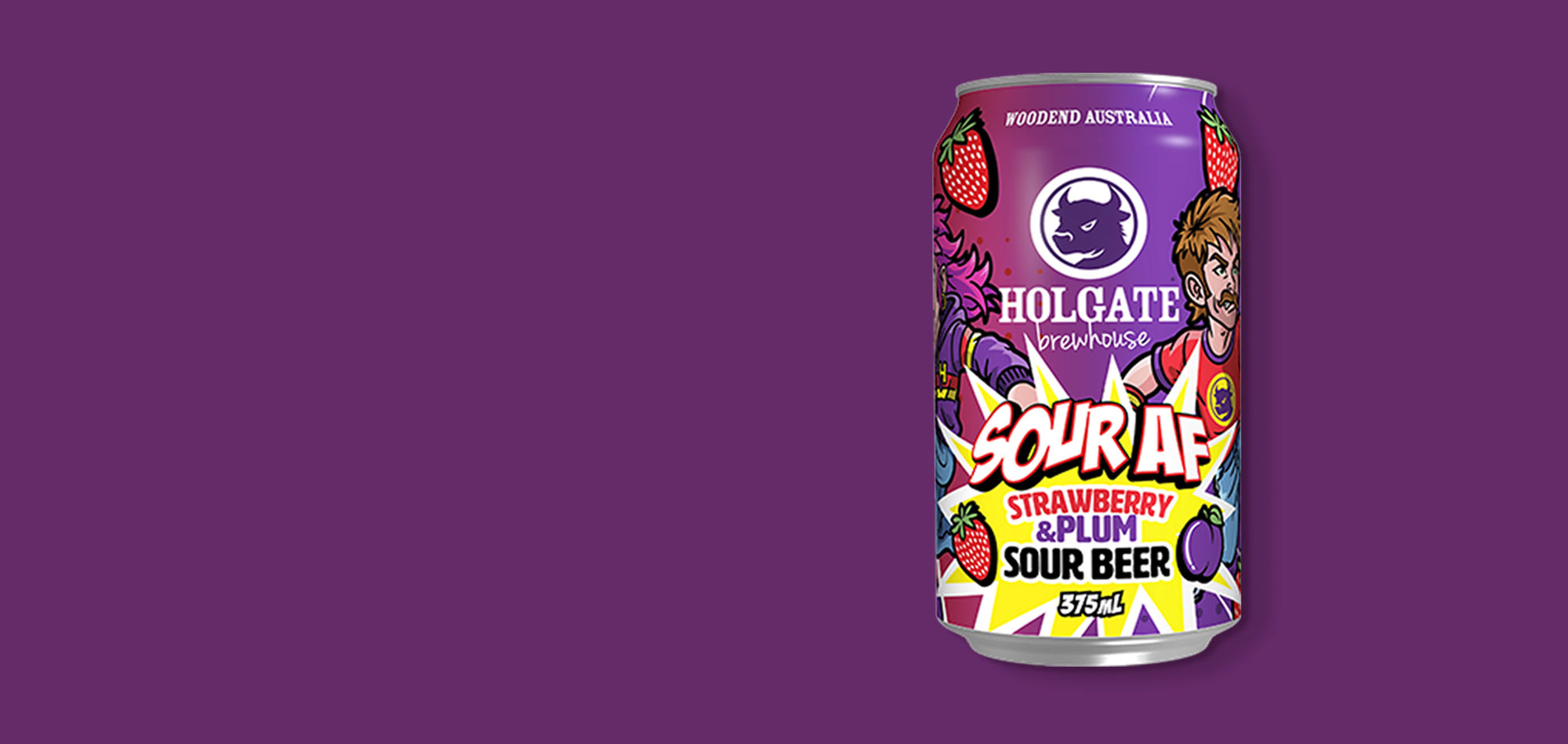 Holgate Sour AF Strawberry & Plum Sour Ale