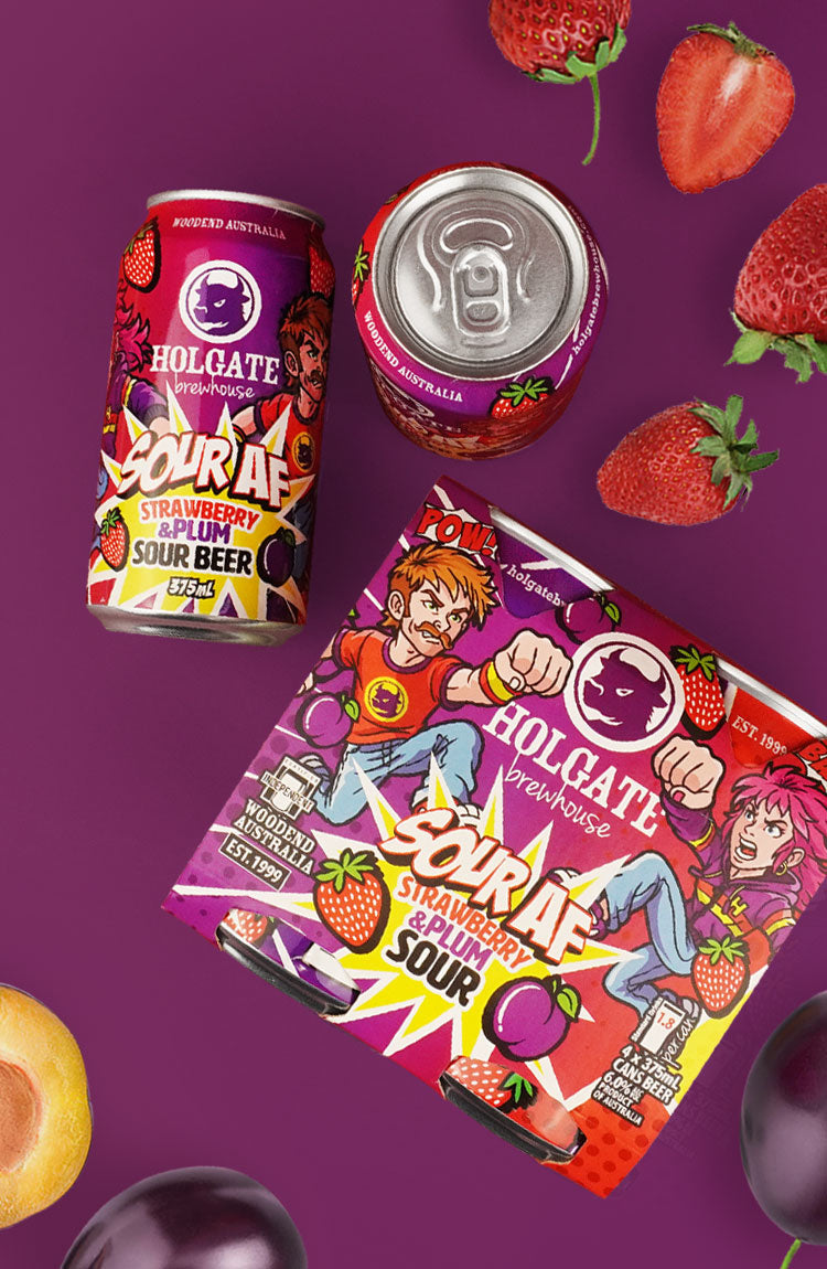 Holgate Sour AF Strawberry & Plum Sour Ale
