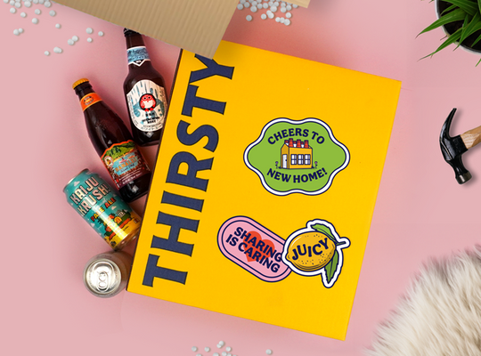 Thirsty 'Live, Laugh, Beer' Housewarming Party Box