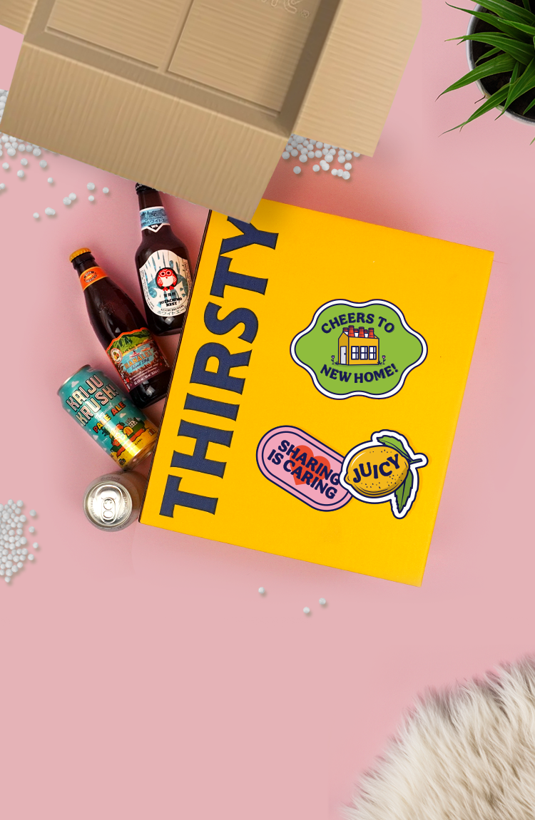 Thirsty 'Live, Laugh, Beer' Housewarming Party Box