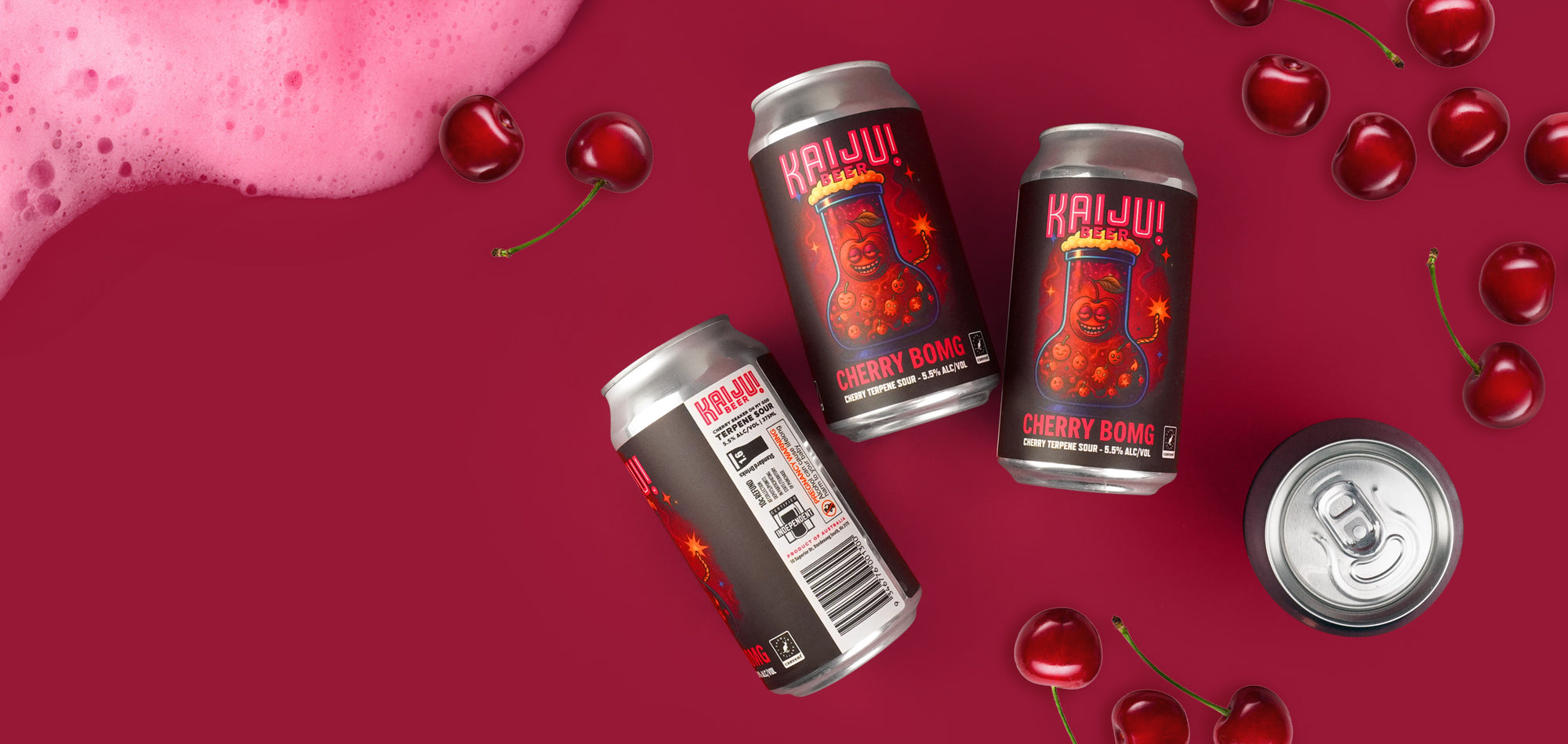 Kaiju! Cherry BOMG Cherry Terpene Sour Ale