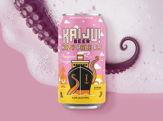 Kaiju! Pleazure Kruze Hazy Pale Ale