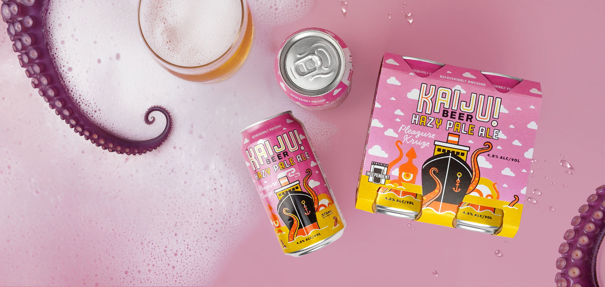 Kaiju! Pleazure Kruze Hazy Pale Ale