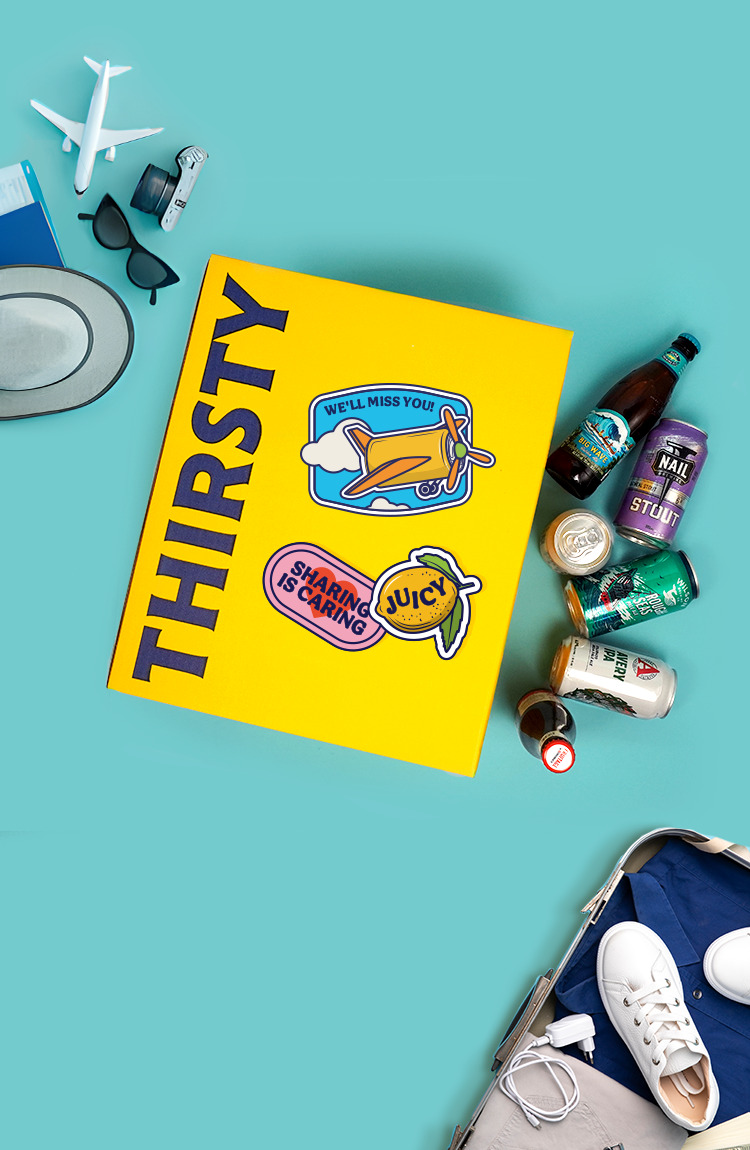 Thirsty 'Farewell Fizz' Goodbye Party Box
