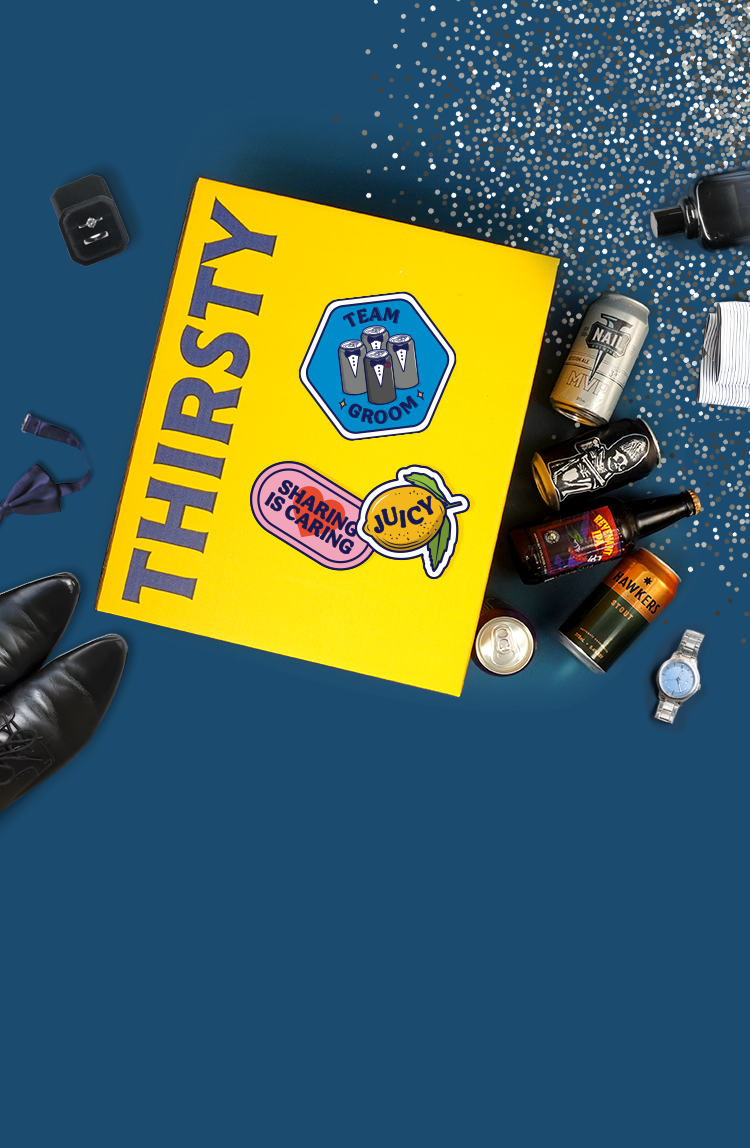Thirsty 'Beer-chelor' Groomsmen Party Box