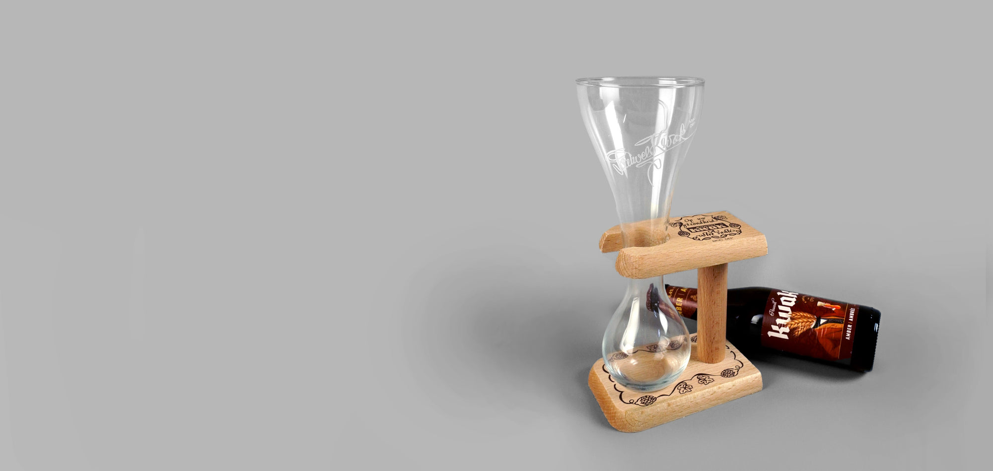Pauwel Kwak Signature Glass with Wooden Stand