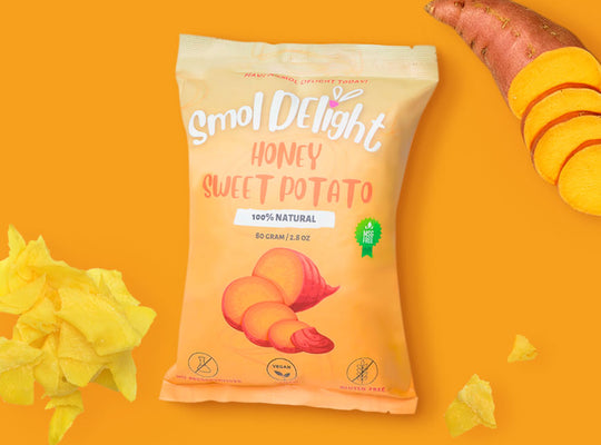 Smol Delights Honey Sweet Potato Crunch 100% Natural Veggie Snack