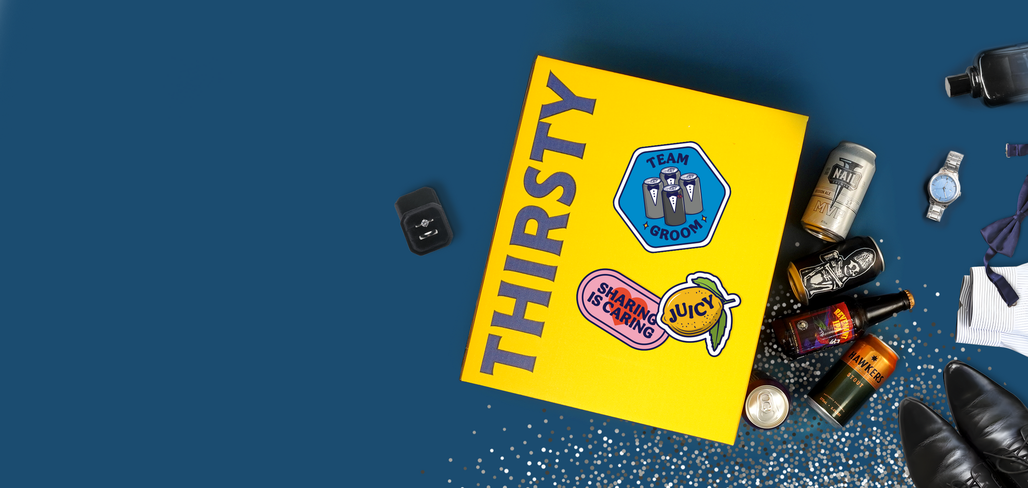 Thirsty 'Beer-chelor' Groomsmen Party Box