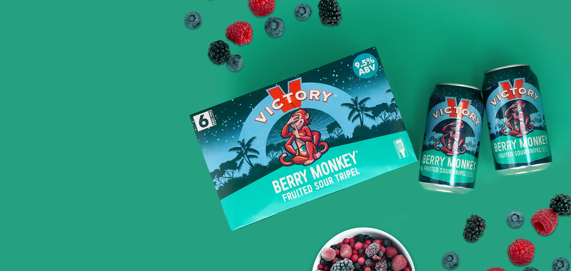 Victory Berry Monkey Fruited Sour Belgian-style Tripel