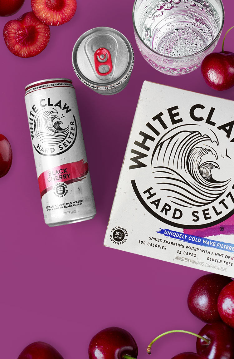 White Claw Black Cherry Hard Seltzer