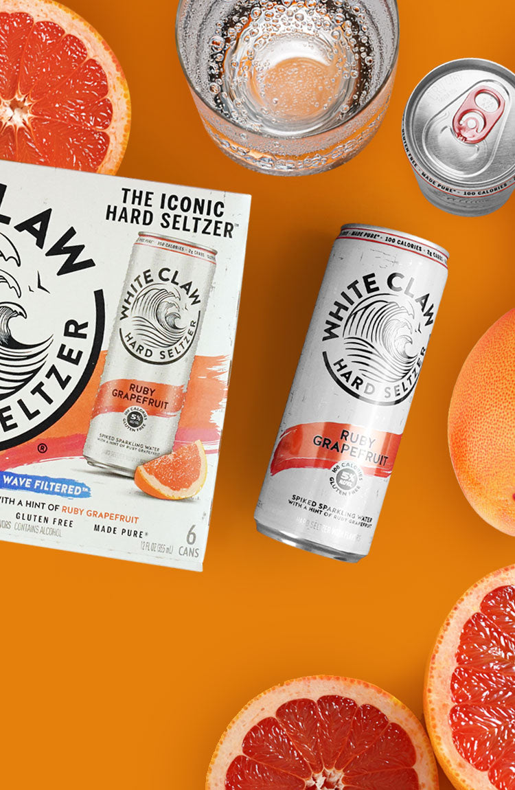 White Claw Ruby Grapefruit Hard Seltzer