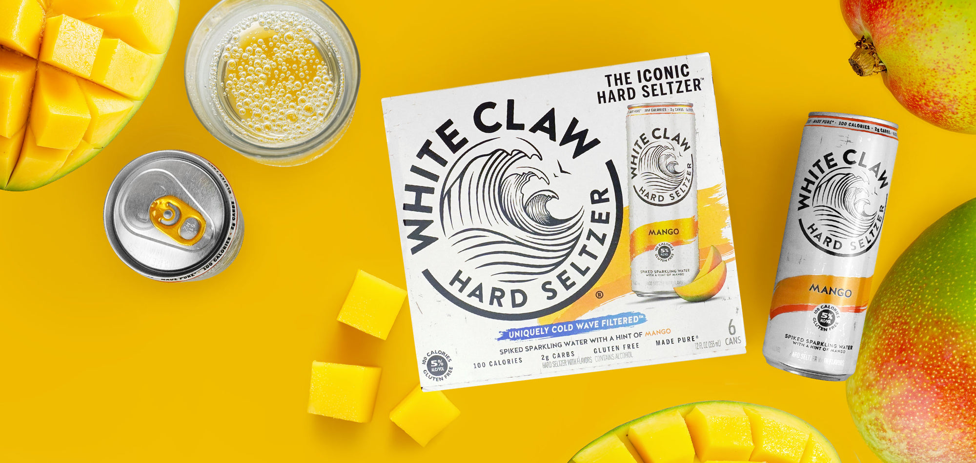 White Claw Mango Hard Seltzer
