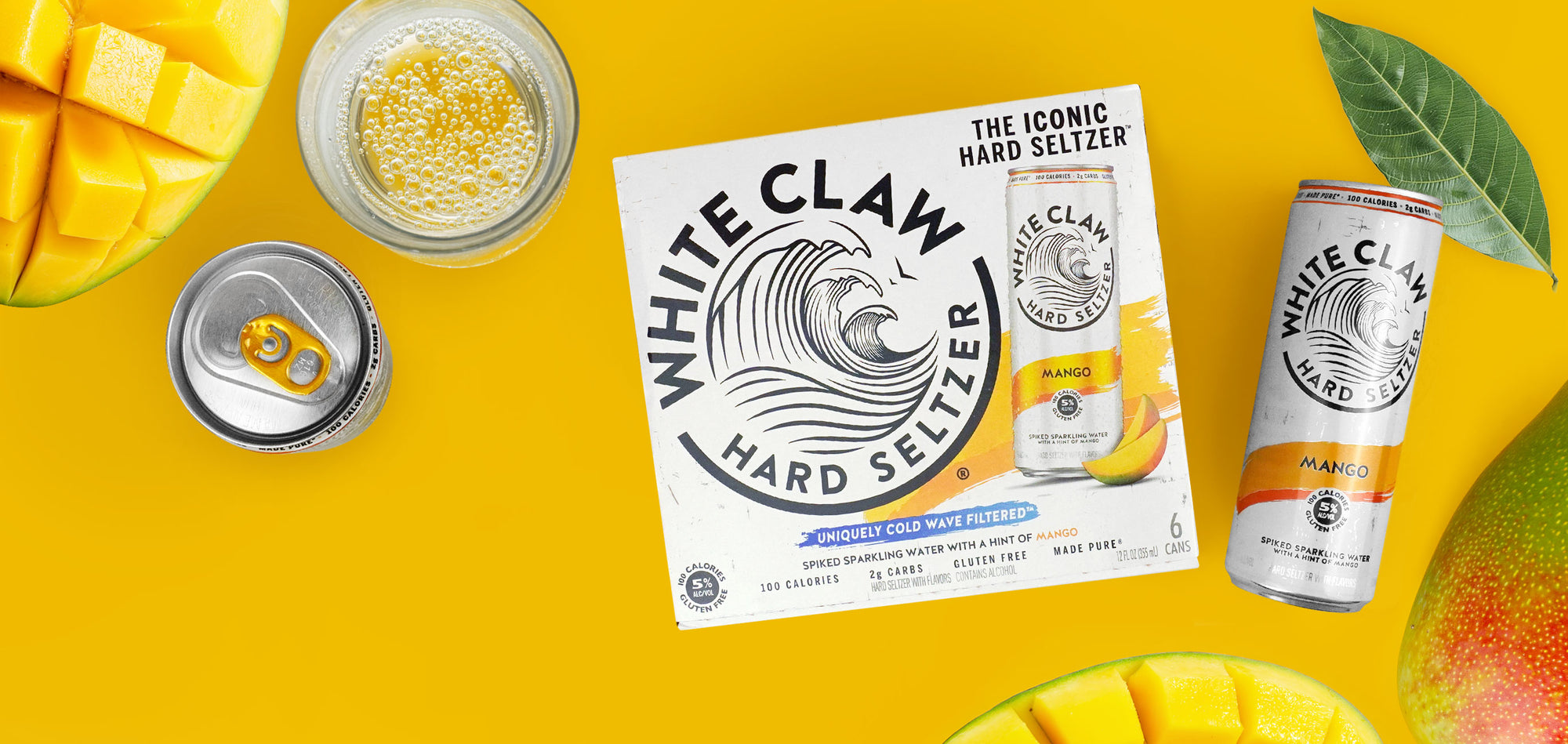 White Claw Mango Hard Seltzer