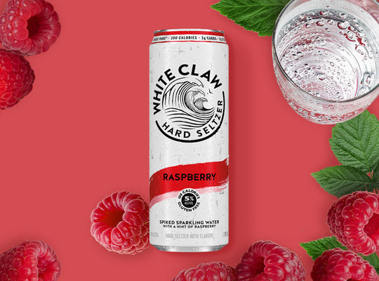 White Claw Raspberry Hard Seltzer