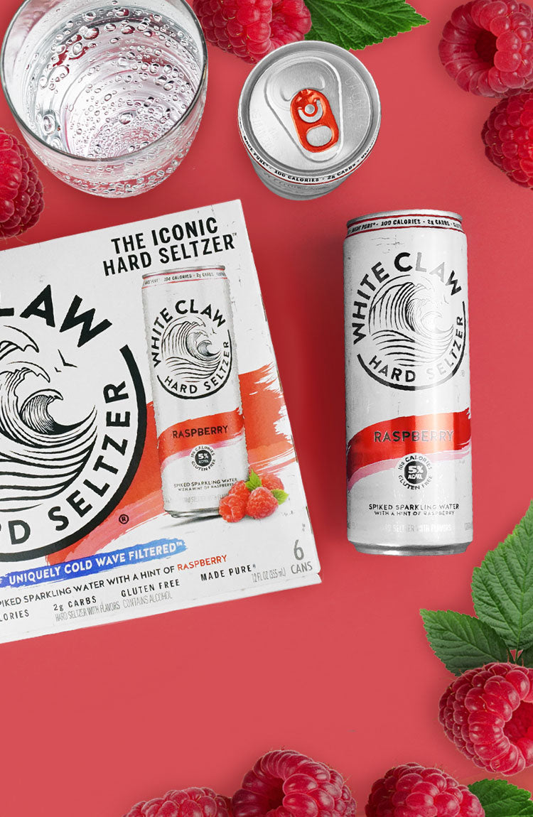 White Claw Raspberry Hard Seltzer