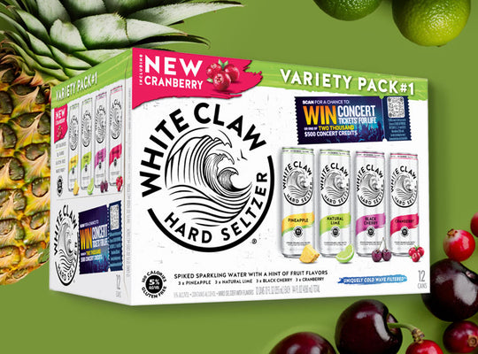 White Claw Variety Set #1 (Pineapple, Lime, Black Cherry, Cranberry)