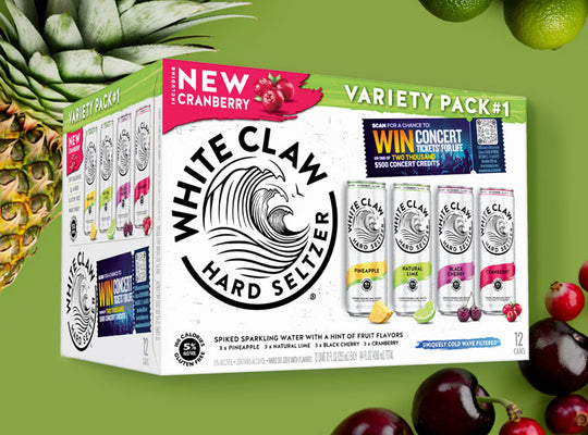 White Claw Variety Set #1 (Pineapple, Lime, Black Cherry, Cranberry)