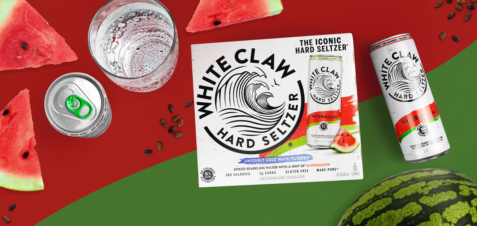 White Claw Watermelon Hard Seltzer