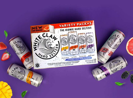 White Claw Variety Set No.3 (Mango, Strawberry, Ruby Grapefruit, Blackberry)