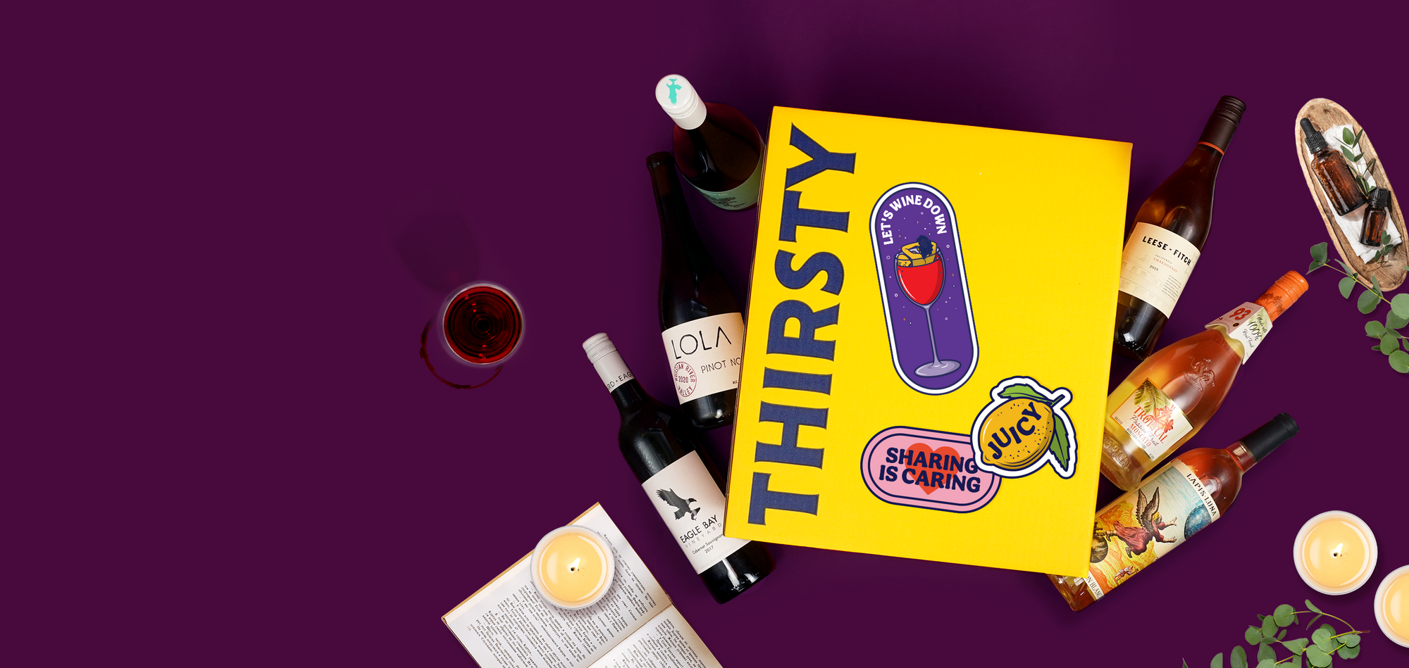 Thirsty 'Wine Down' Party Box