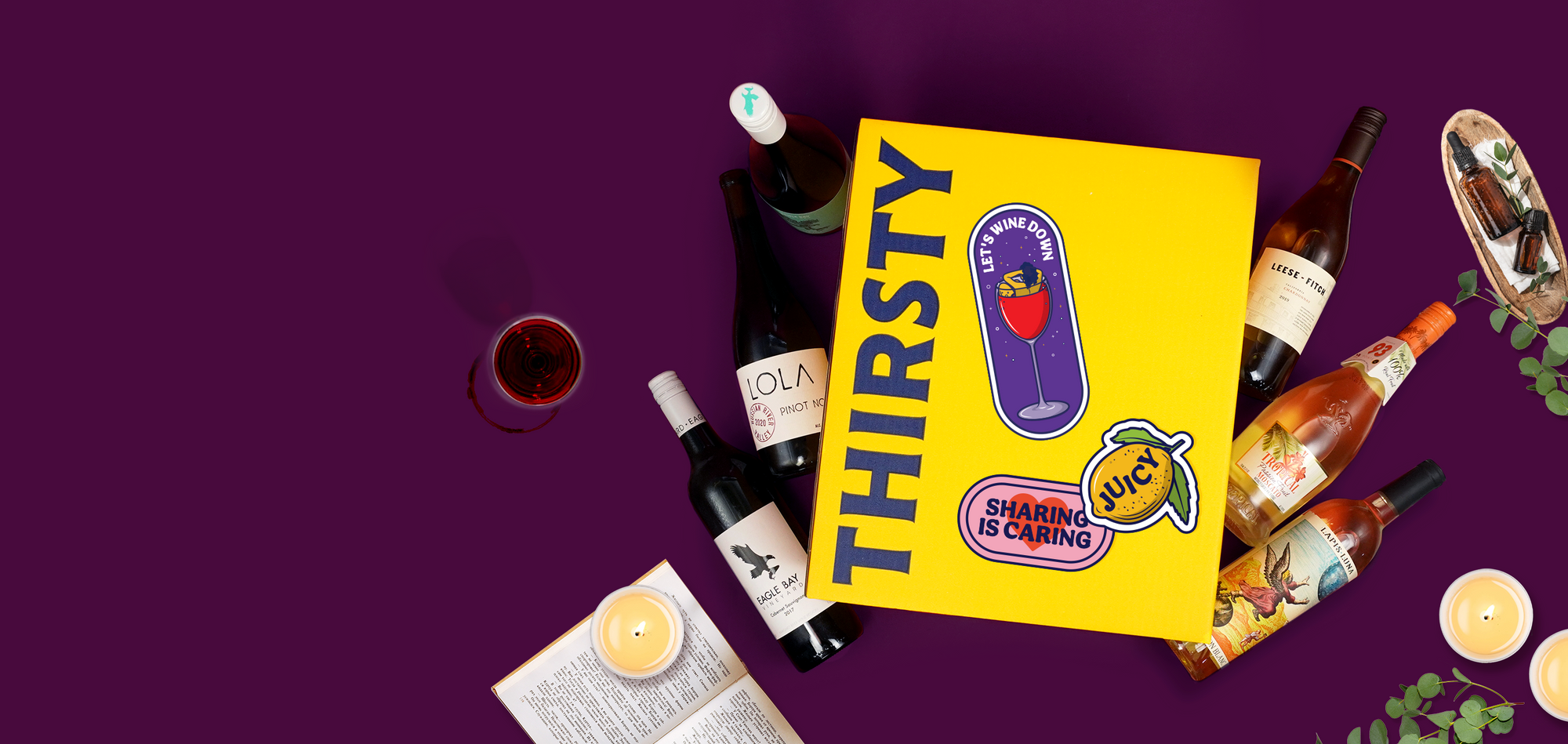 Thirsty 'Time to Un-wine' Wine Party Box