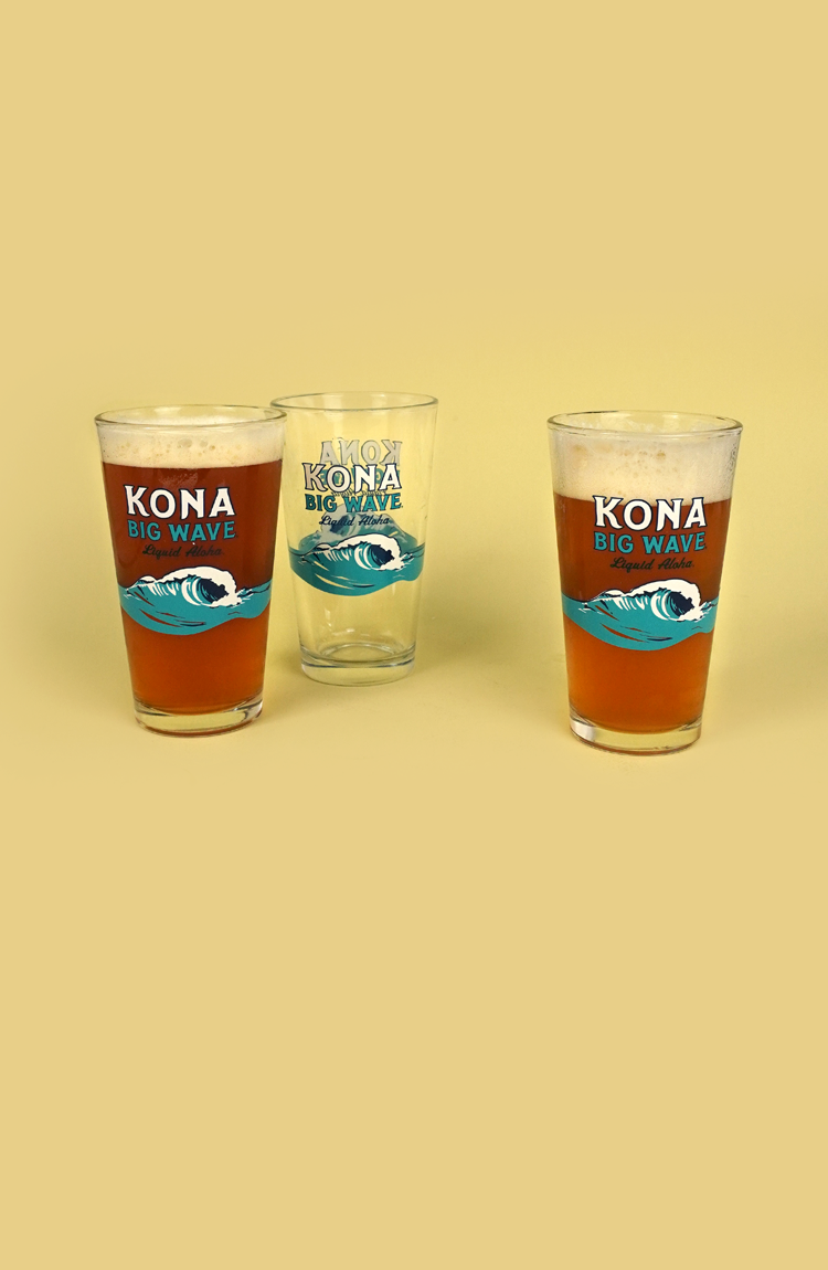 Kona Big Wave Pint Glass