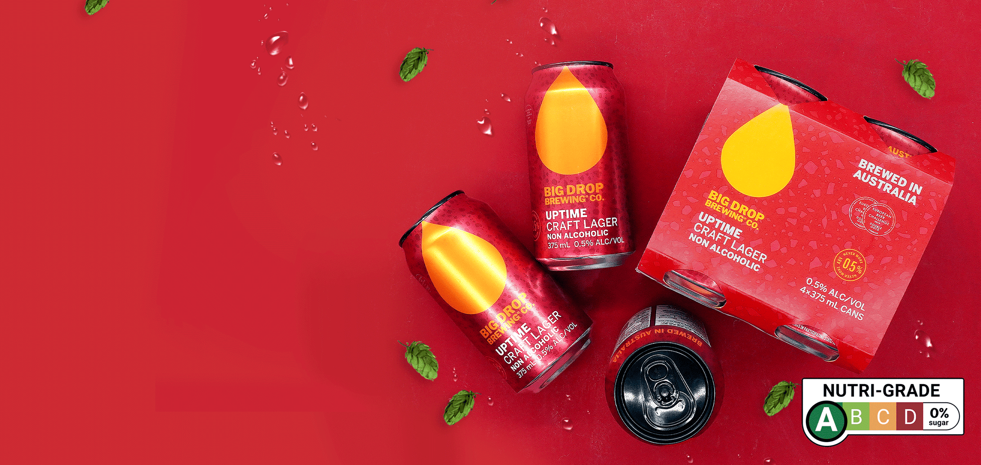 Big Drop Uptime Alcohol-Free Lager