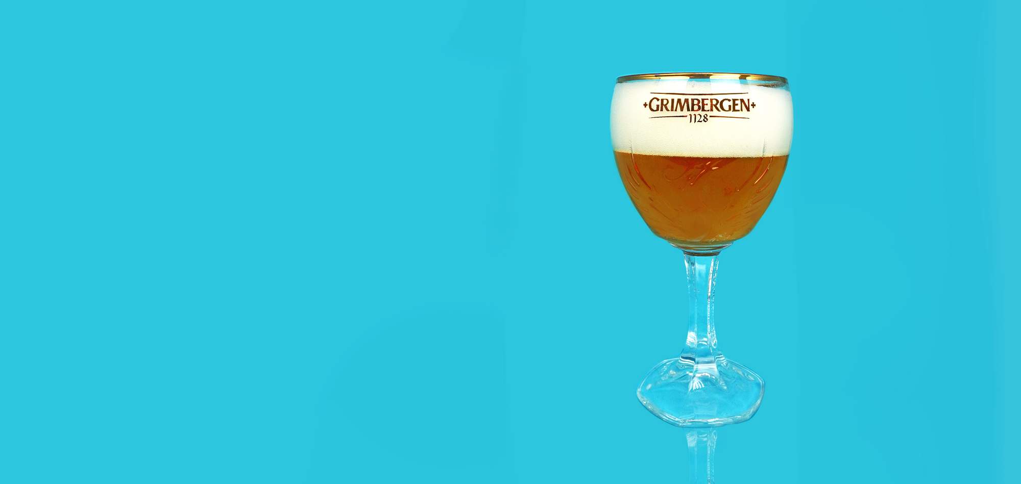Grimbergen Phoenix Chalice Glass